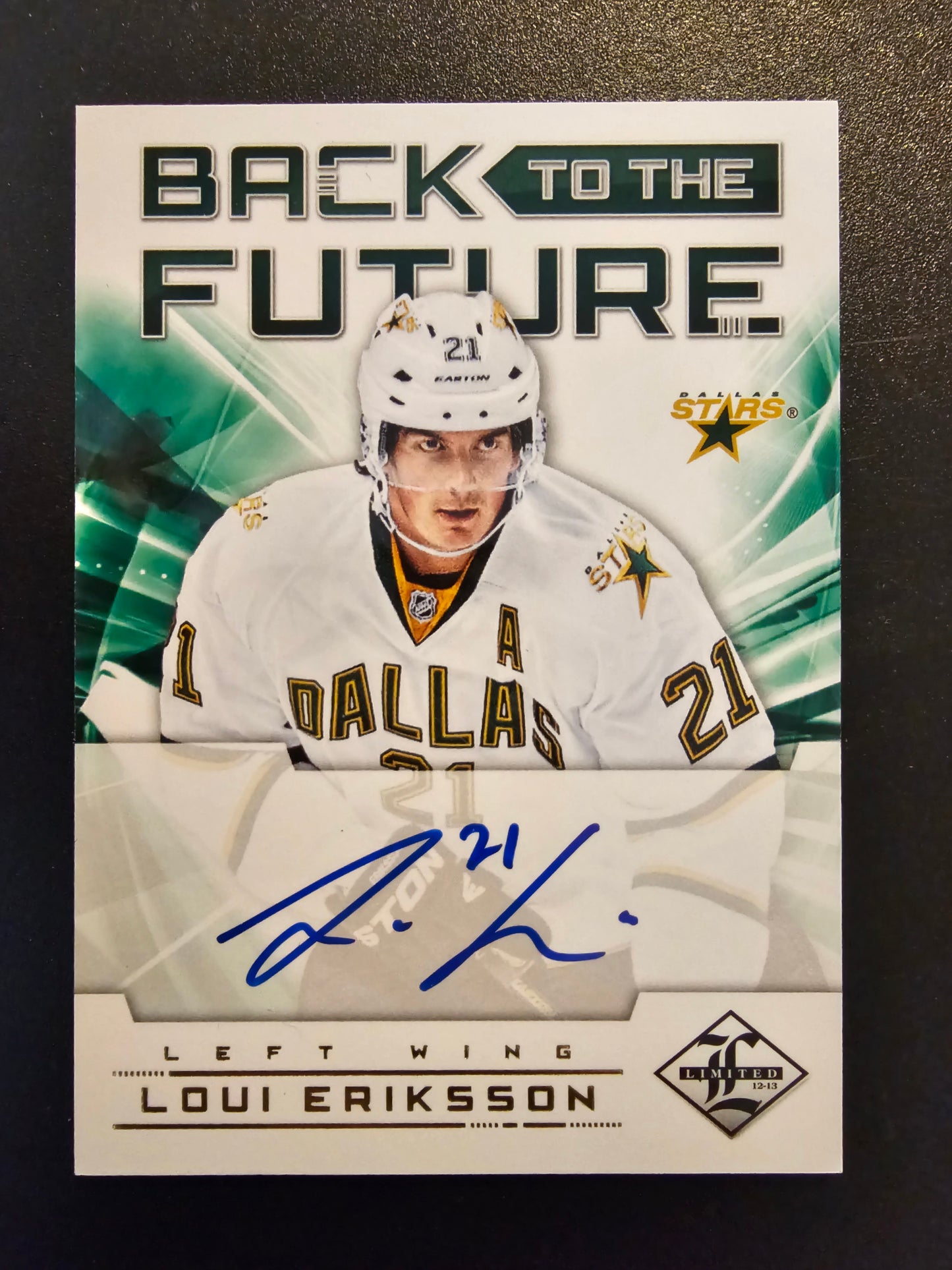 2012-13 Panini Limited - Back to the Future - Signatures - Jaromir Jagr / Loui Eriksson #BTF EJ /25