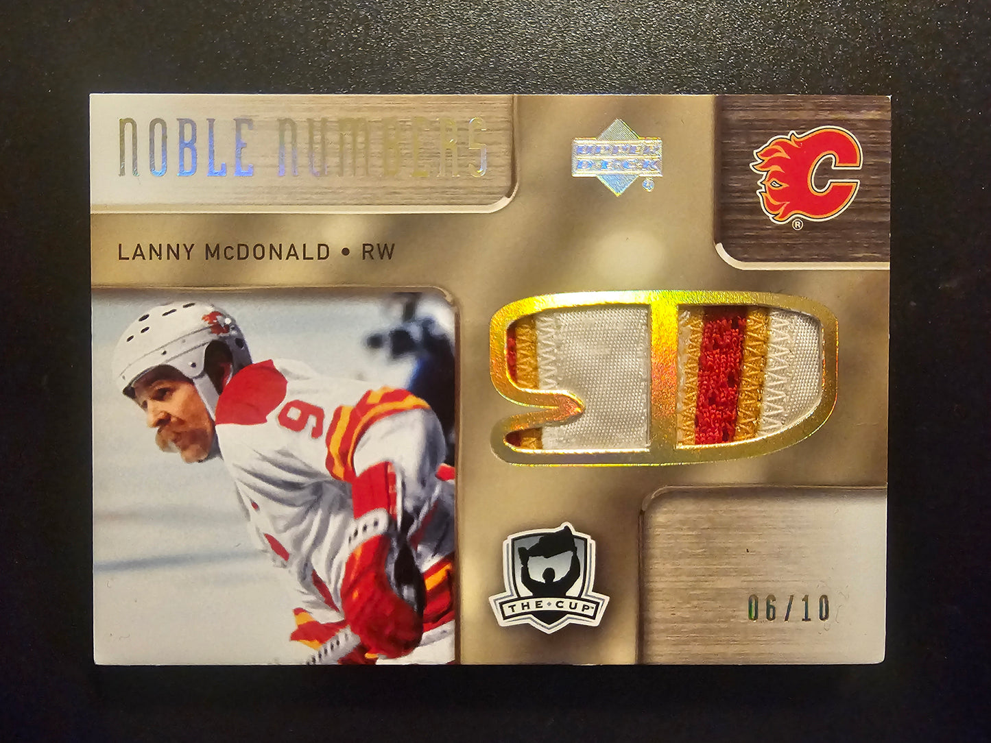 2005-06 Upper Deck The Cup - Dual-Sided Noble Numbers - Lanny McDonald / Joe Cullen #DNN-MM /10