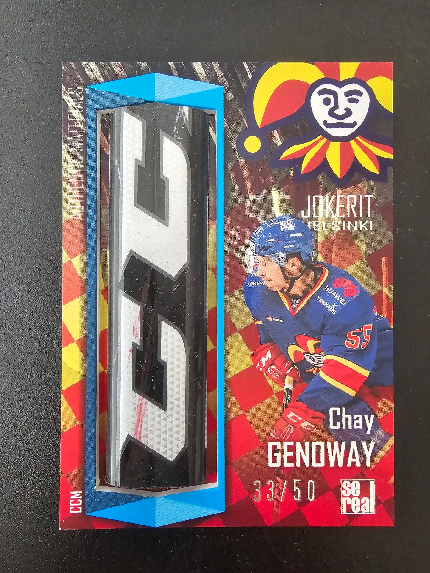 2016-17 Cereal Jokerit Stick - Chay Genoway #JOK-STI-007 /50