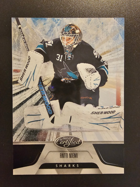 2011-12 Panini Certified - Totally Black - Antti Niemi #31 1of1