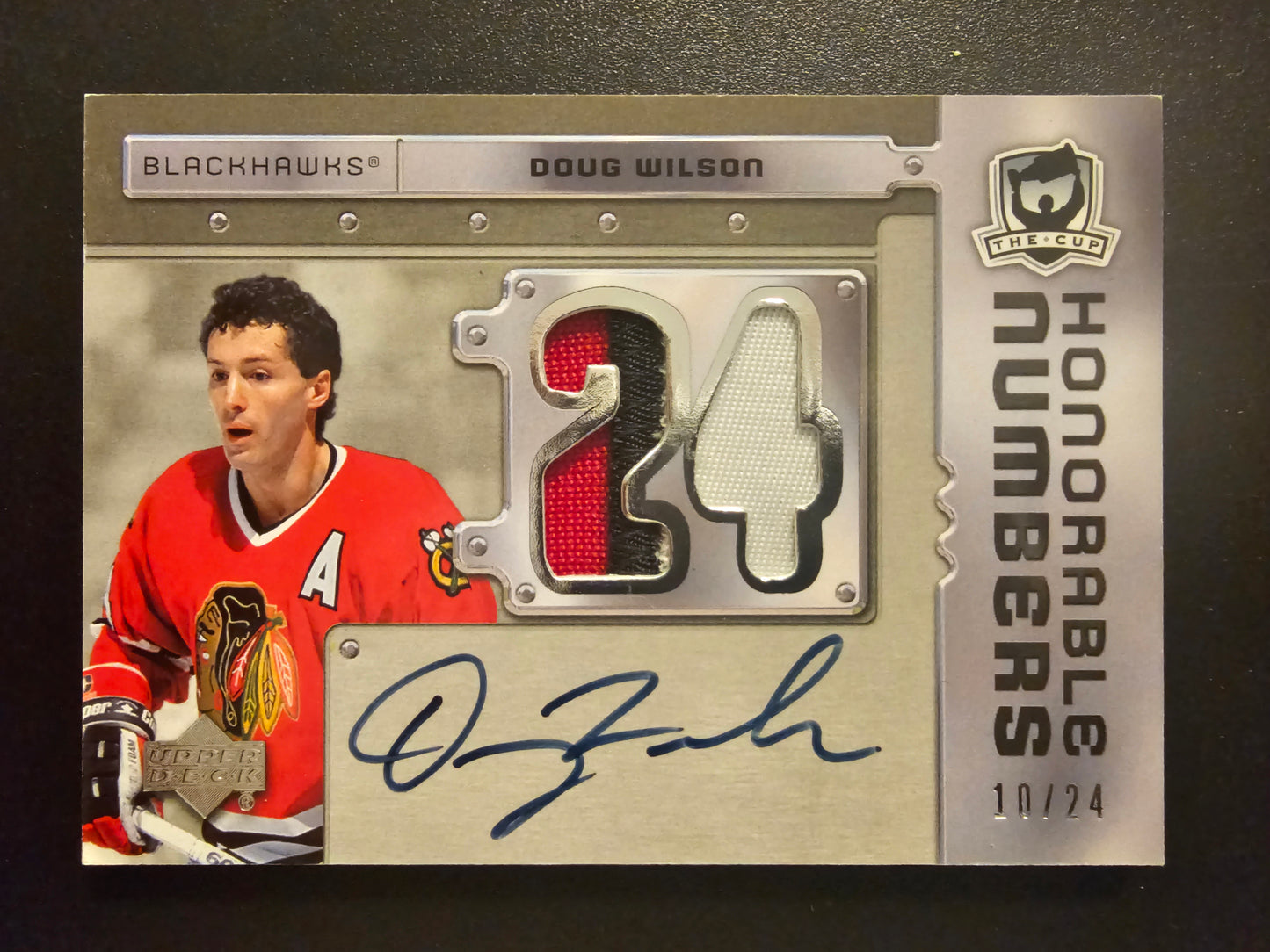 2006-07 Upper Deck The Cup - Honorable Numbers - Doug Wilson #HN-DW /24