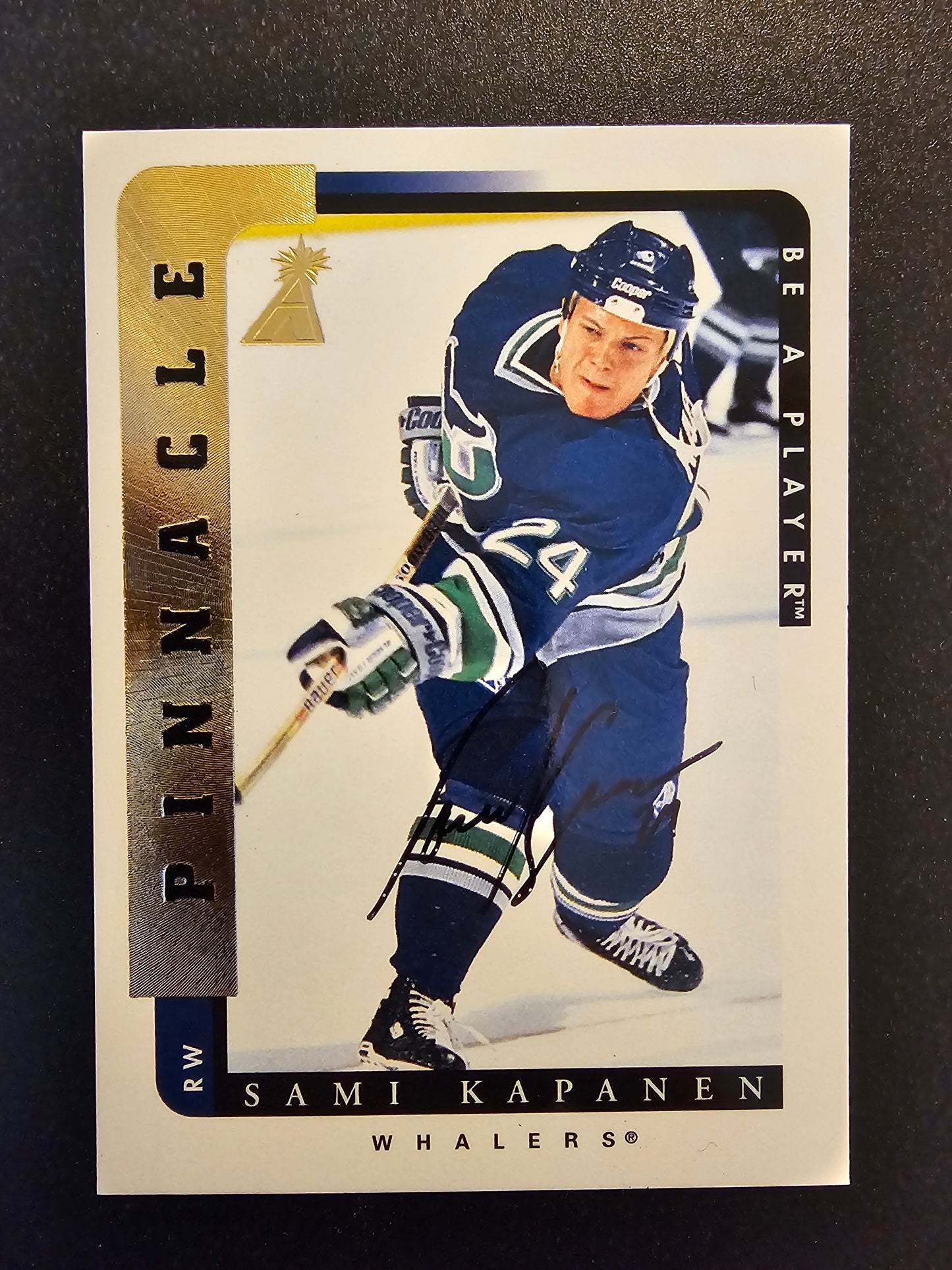 1996-97 Pinnacle Be A Player - Autographs - Sami Kapanen #145