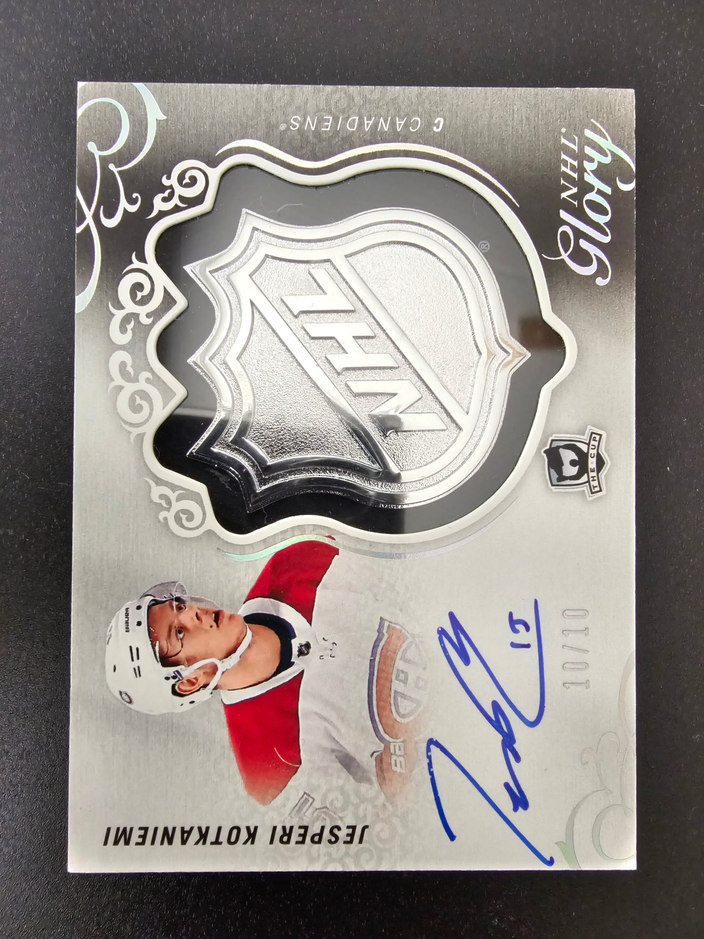 2018-19 Upper Deck The Cup - NHL Glory - Jesperi Kotkaniemi #G-JK /10 RY