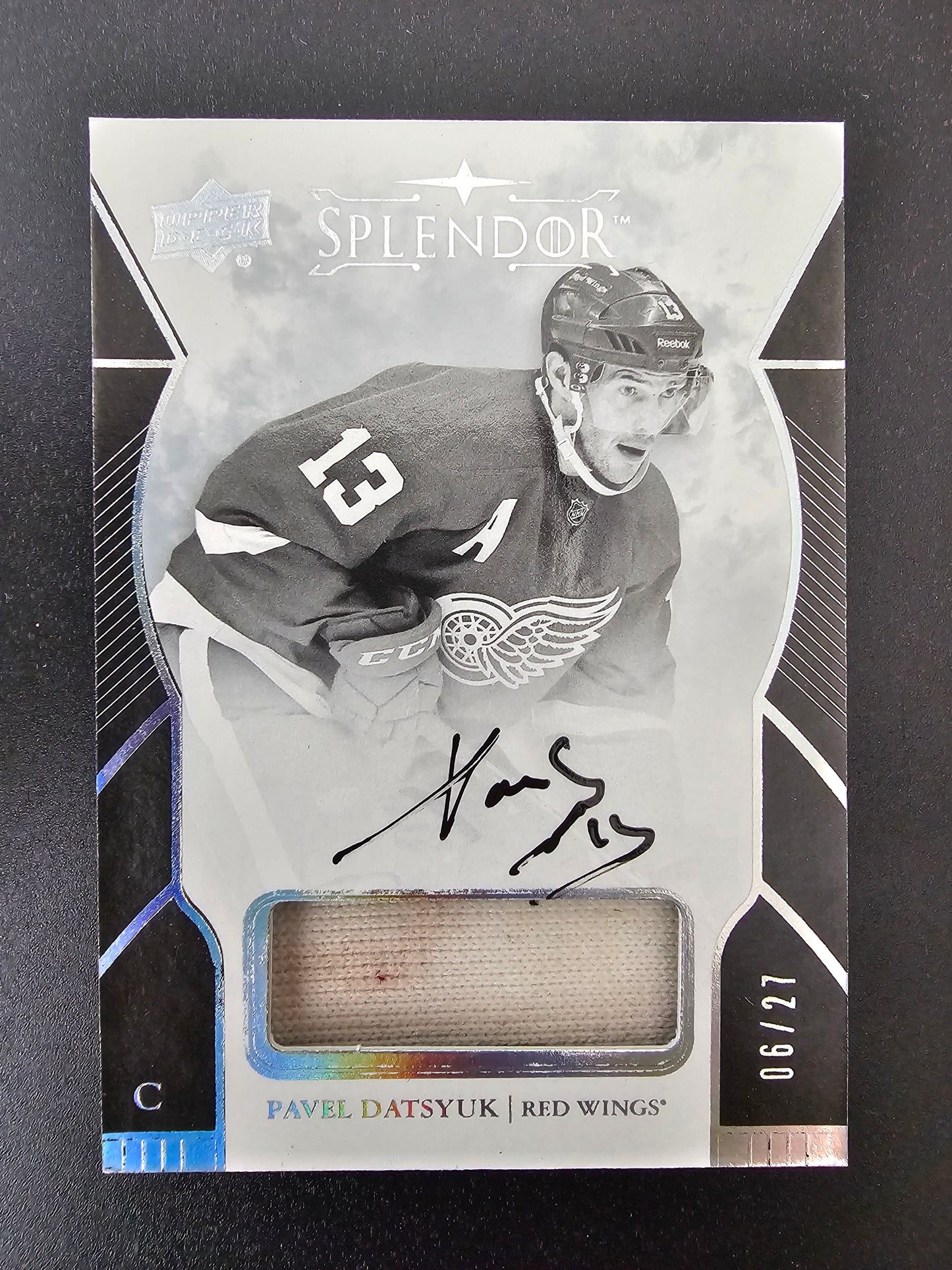 2017-18 Upper Deck Splendor - Black and White - Pavel Datsyuk #BW-PD /27