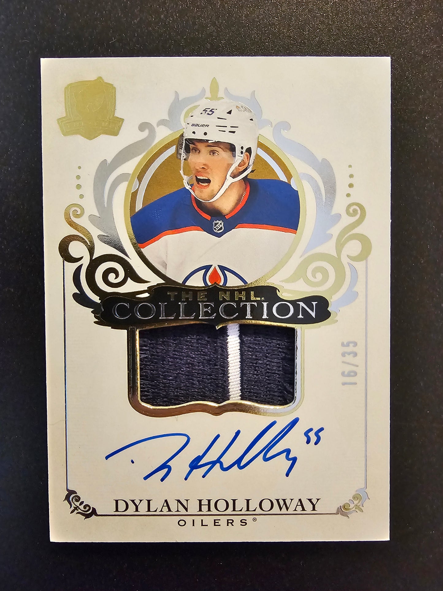 2023-24 Upper Deck The Cup - The NHL Collection - Dylan Holloway #NHL-DH /35 RC