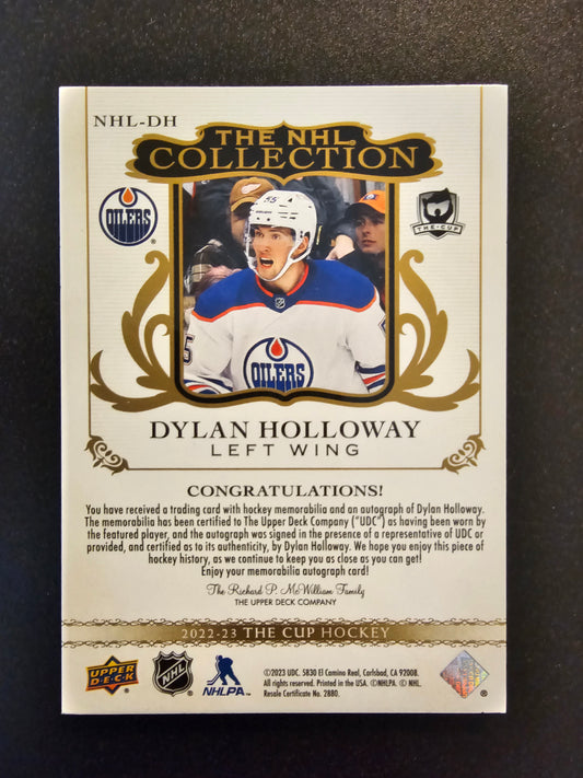 2023-24 Upper Deck The Cup - The NHL Collection - Dylan Holloway #NHL-DH /35 RC