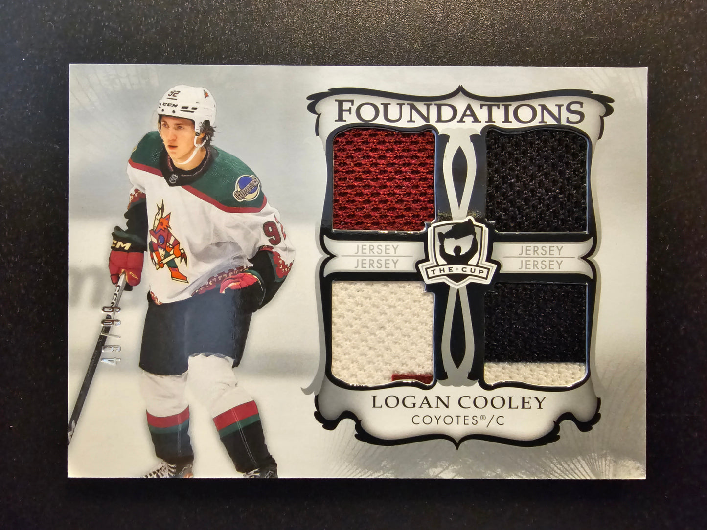 2023-24 Upper Deck The Cup - Rookie Foundations - Logan Cooley #F-CO /99 RC