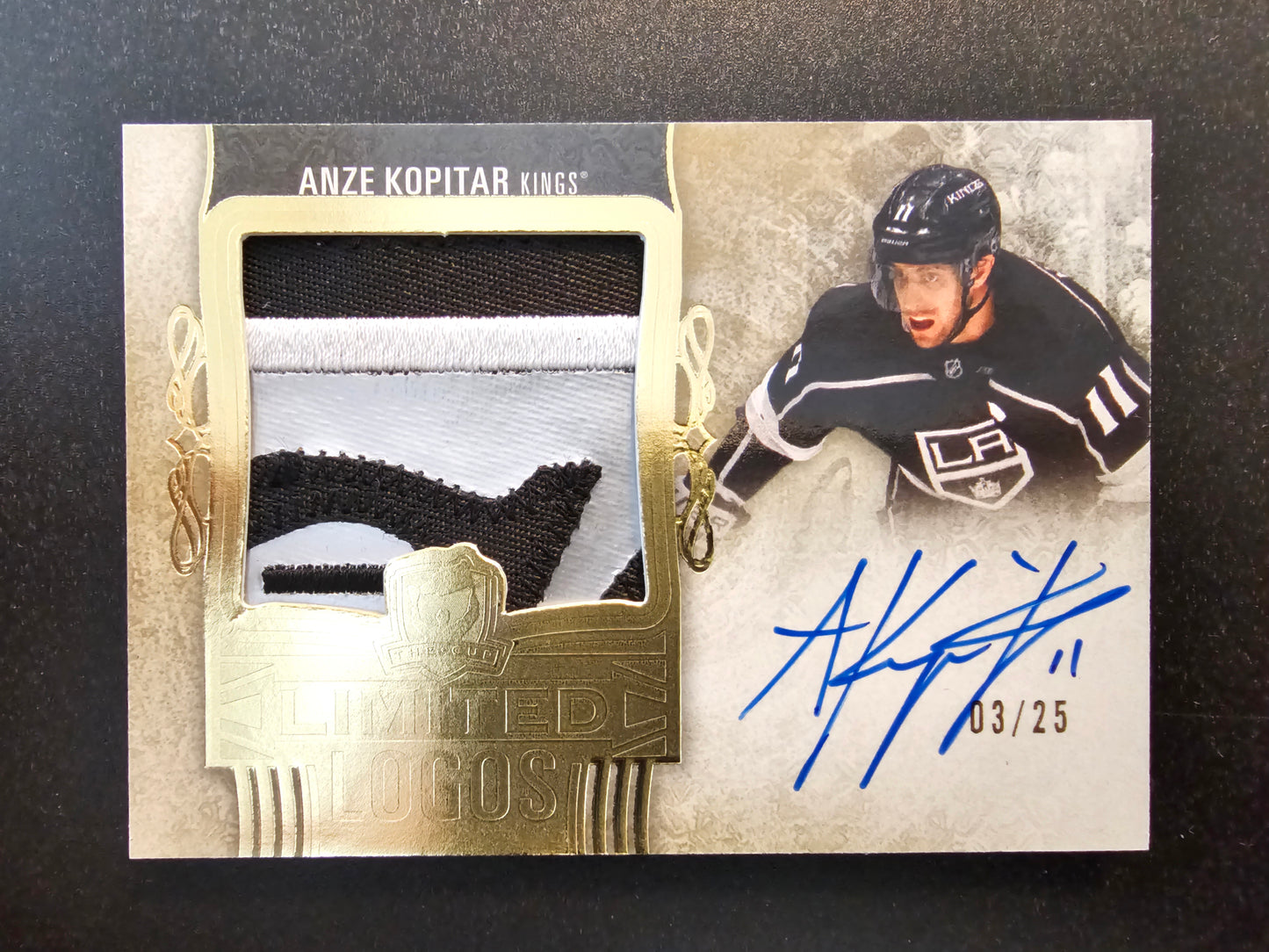 2023-24 Upper Deck The Cup - Limited Logos - Anze Kopitar #LL-AK /25