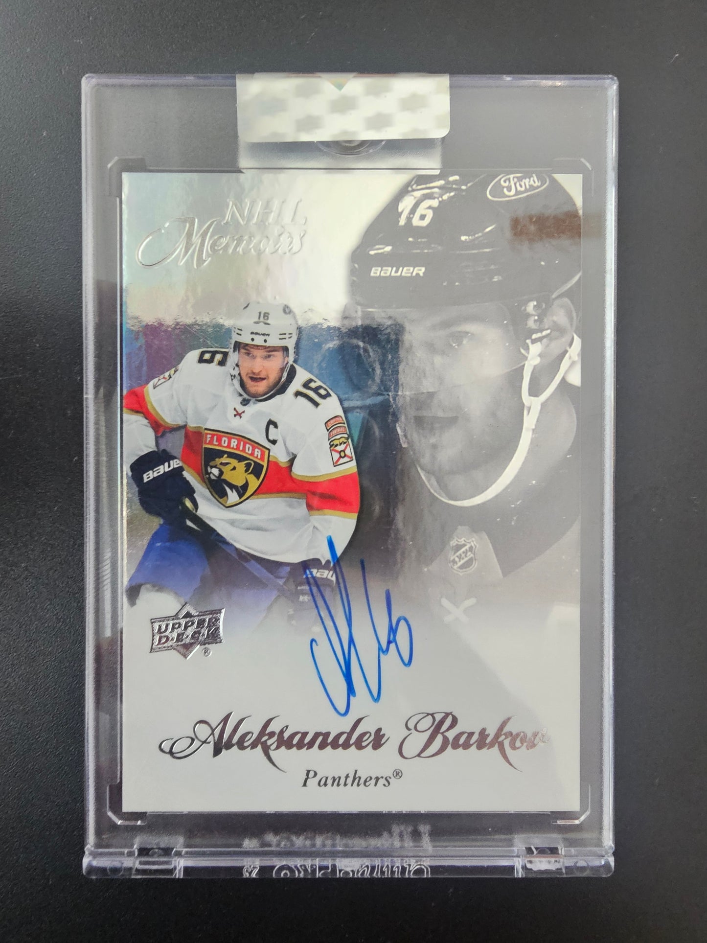 2020-21 Upper Deck Clear Cut - NHL Memoirs Autographs - Aleksander Barkov #M-AB