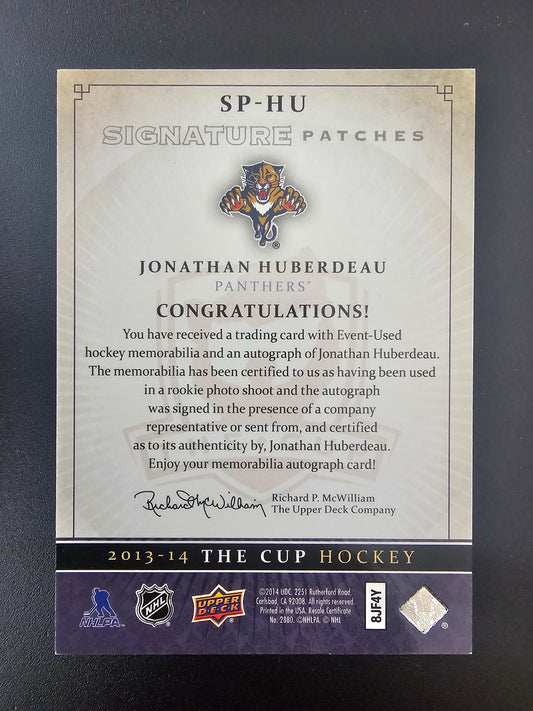 2013-14 Upper Deck The Cup - Signature Patches - Jonathan Huberdeau #SP-HU /99 RY