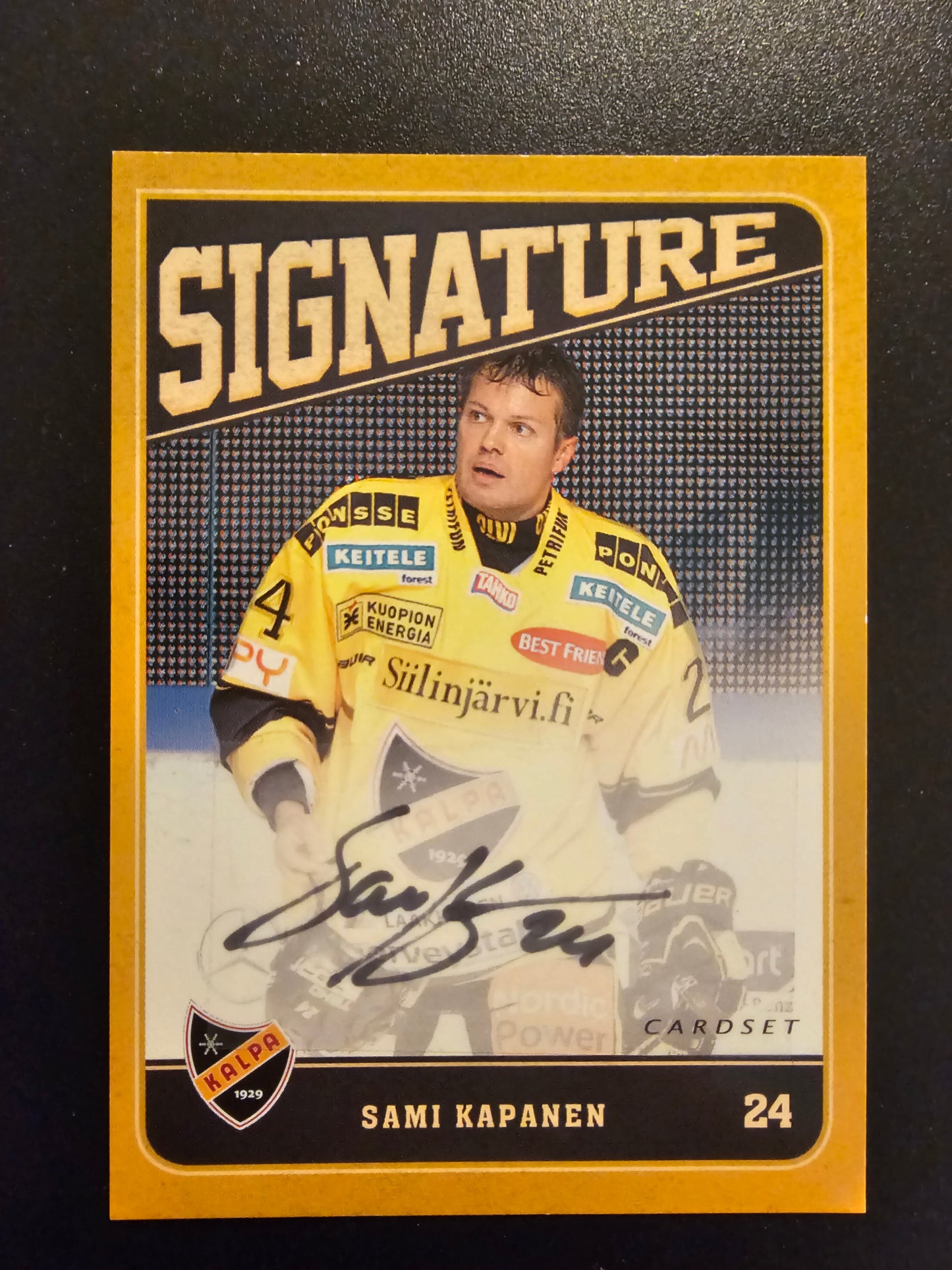 2013-14 Cardset Signature - Sami Kapanen /128