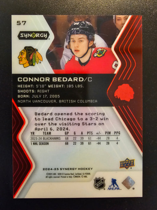 2024-25 Upper Deck Synergy - Red Codes - Connor Bedard #57