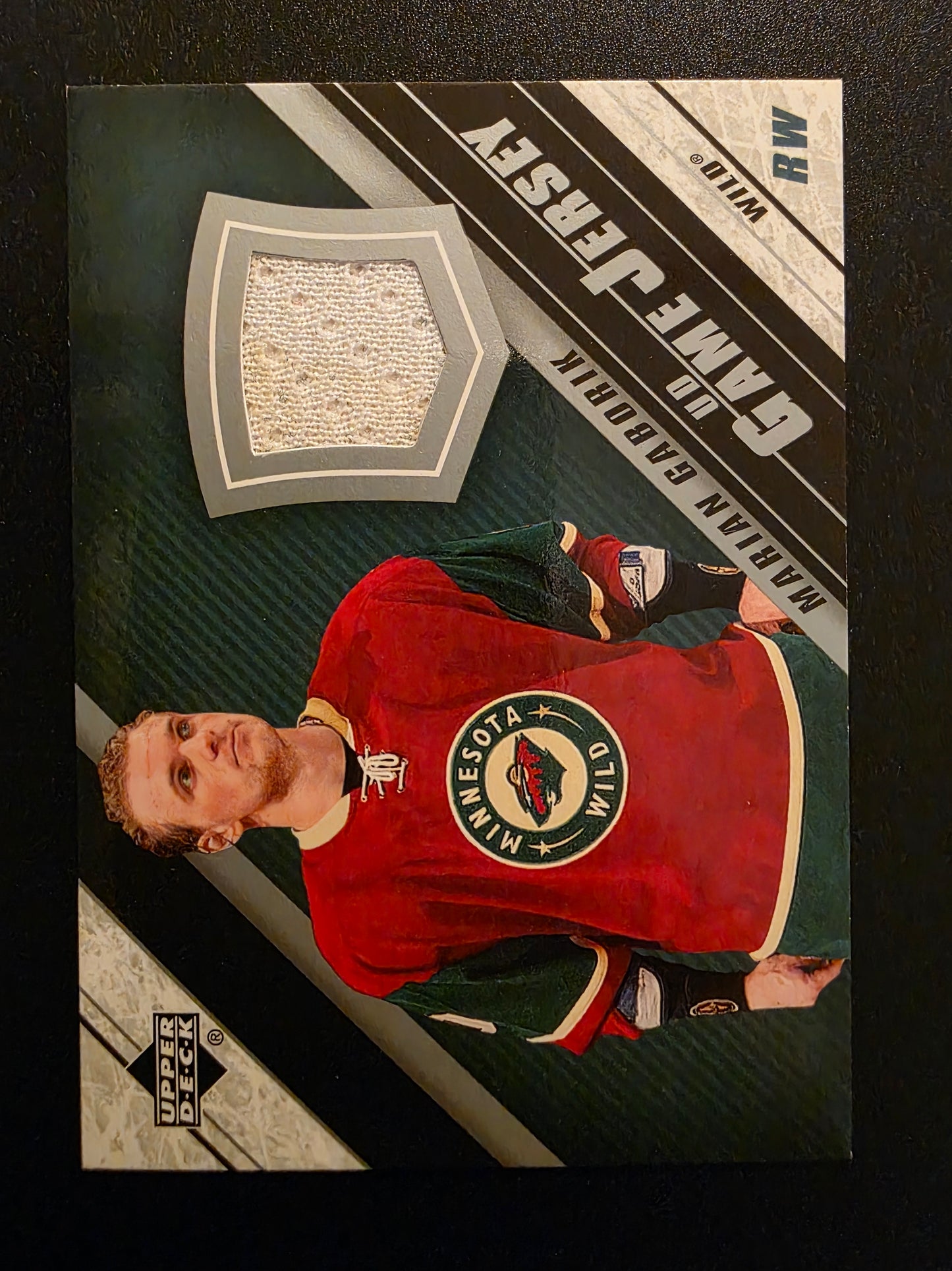 2005-06 Upper Deck - UD Game Jersey Series 2 - Marian Gaborik #J2-MG