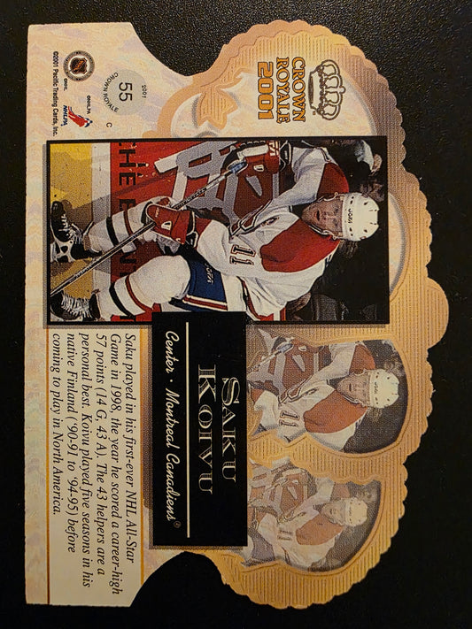 2000-01 Pacific Crown Royale - Red - Saku Koivu #55