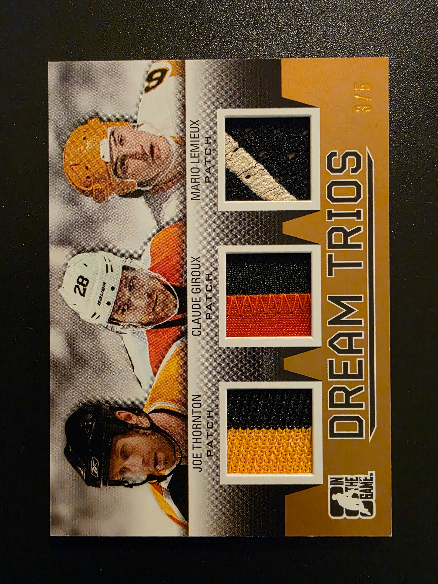 2014 In the Game Draft Prospects - Dream Trios - Bronze - Joe Thornton / Claude Giroux / Mario Lemieux D3-5 /5