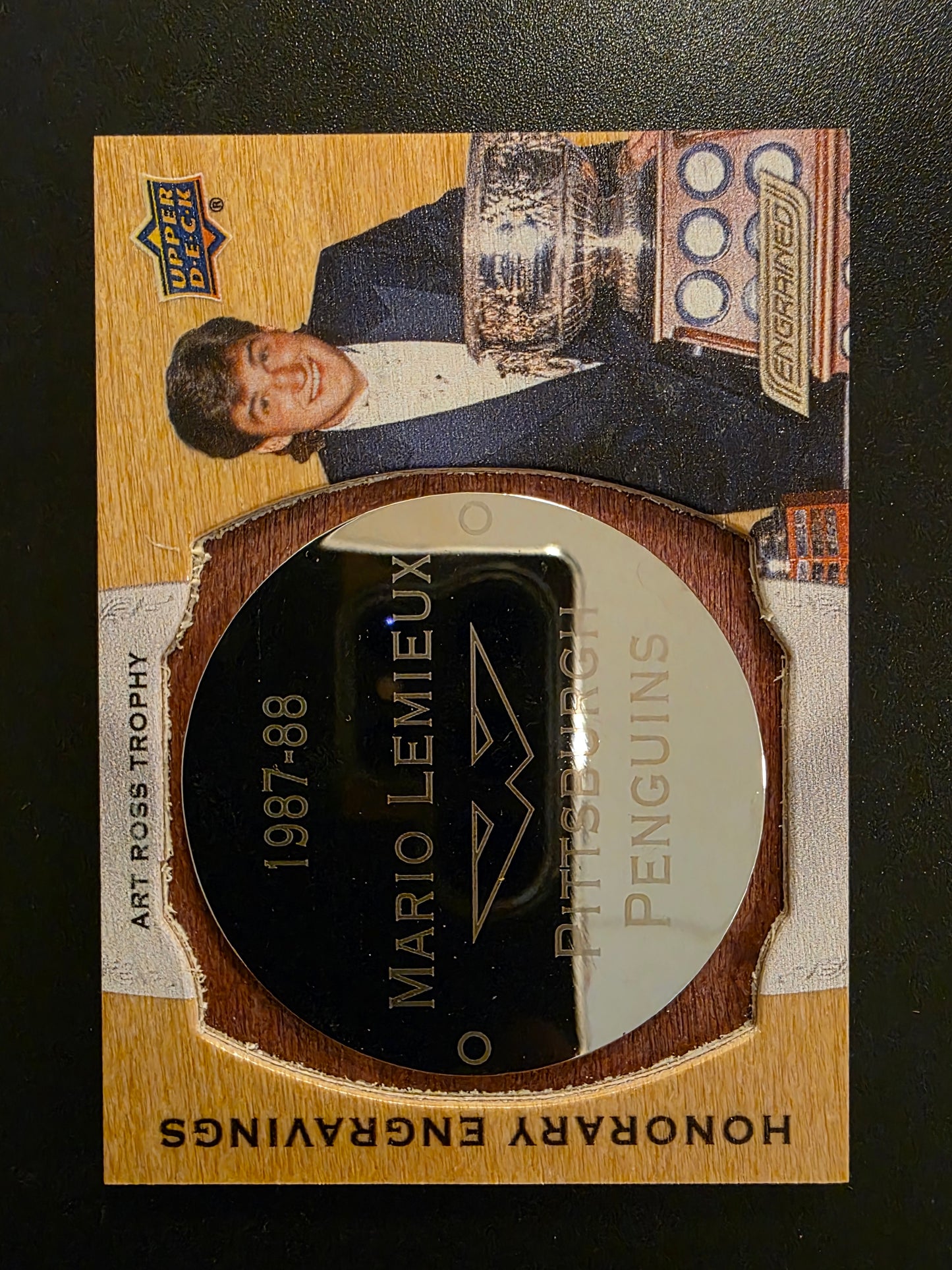 2019-20 Upper Deck Engrained - Honorary Engravings Manufactured Plate - Mario Lemieux #HE-AR88 /100