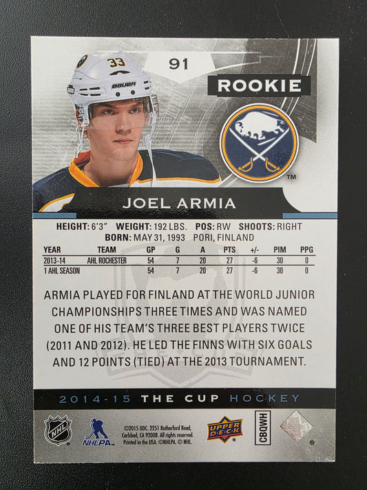 2014-15 Upper Deck The Cup - Joel Armia #91 /249 RC