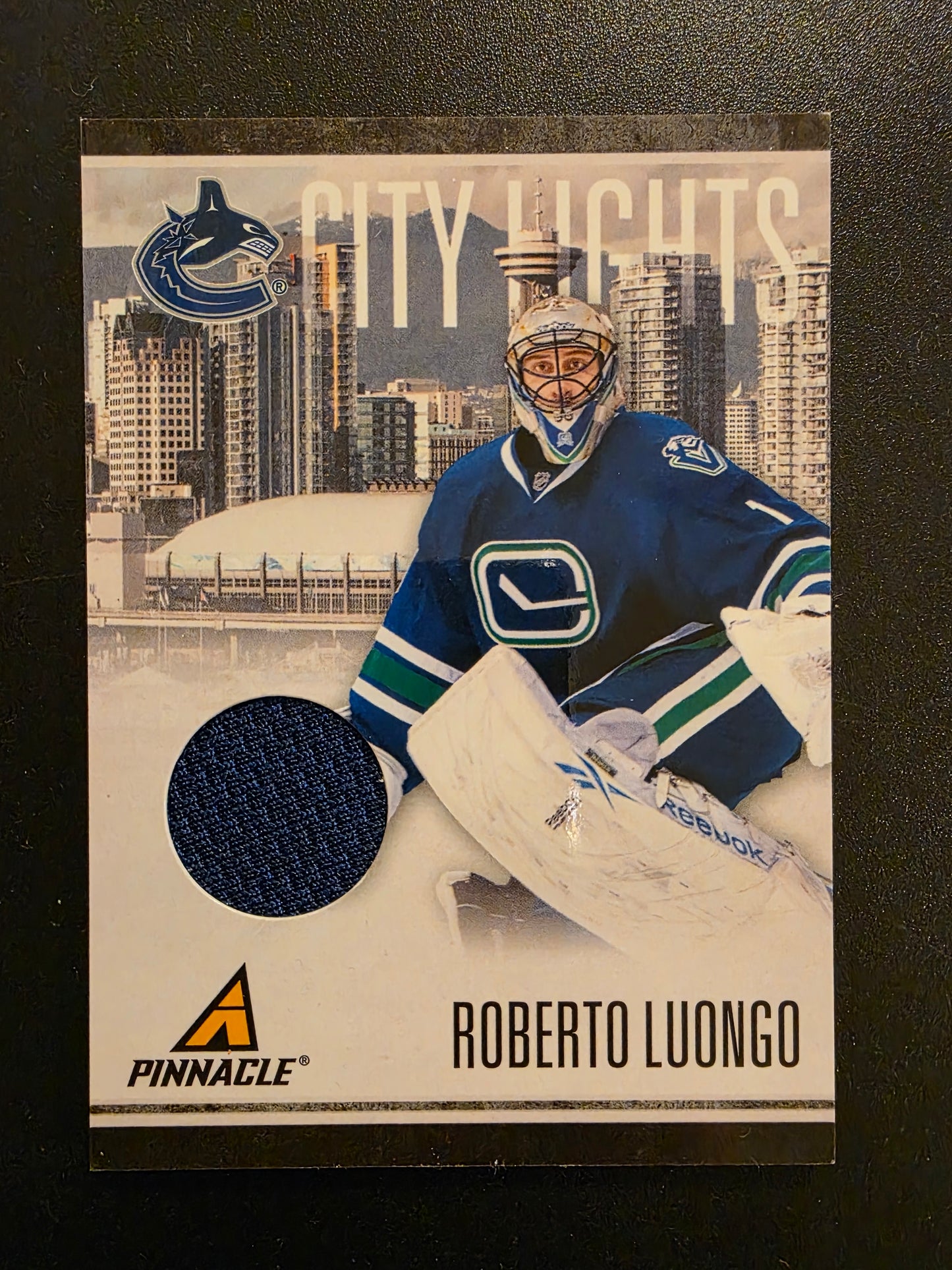 2010-11 Panini Pinnacle - City Lights - Materials - Roberto Luongo #47 /499