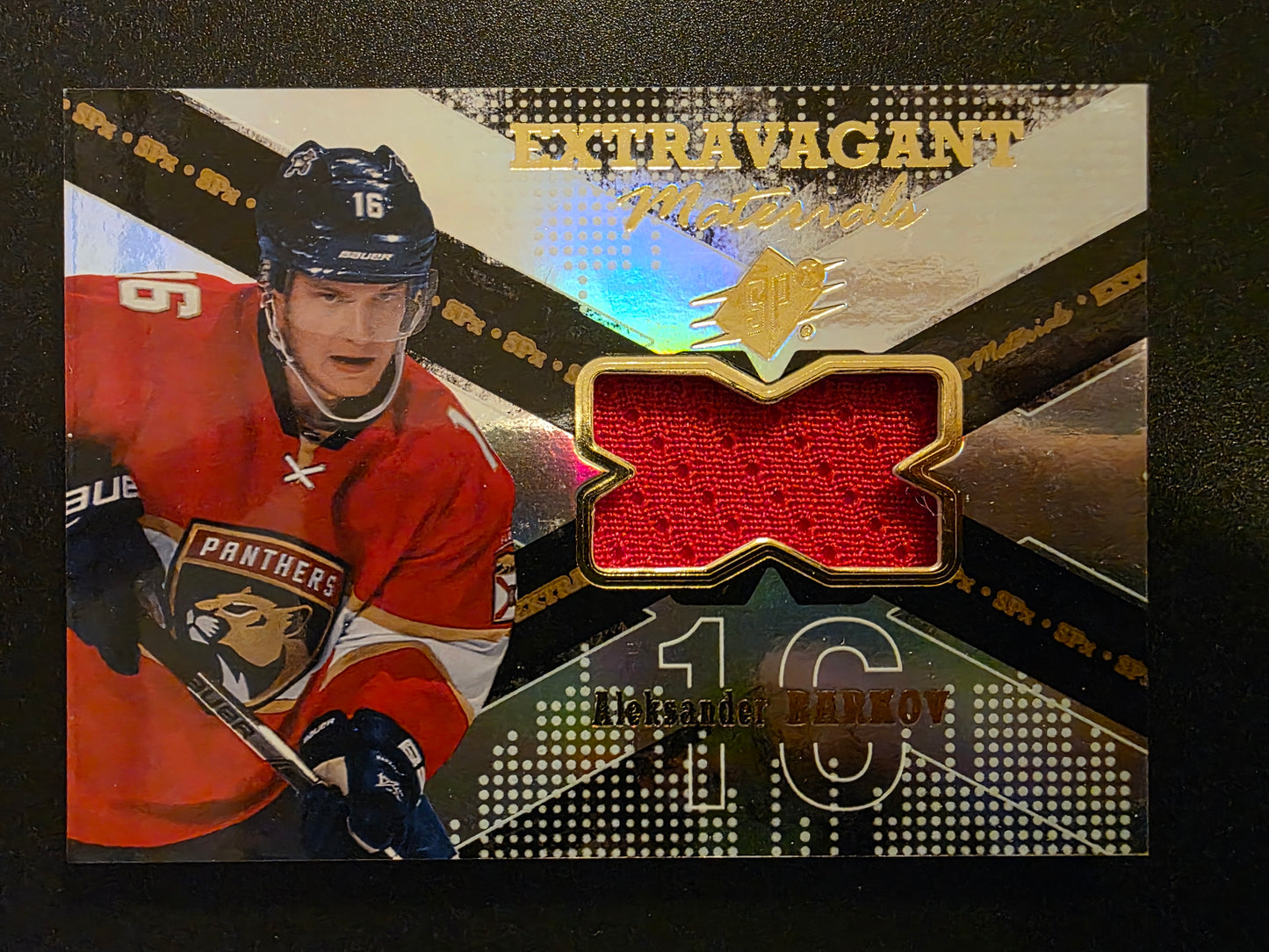 2016-17 Upper Deck SPx - Extravagant Materials - Aleksander Barkov #EX-AB