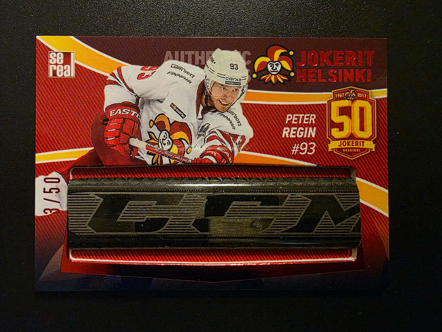 2017-18 Sereal Jokerit Stick - Peter Regin #JOK-STI-015 /50