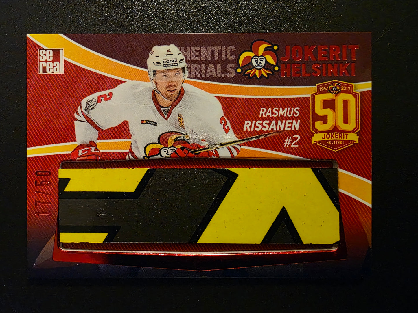 2017-18 Sereal Jokerit Stick - Rasmus Rissanen #JOK-STI-003 /50