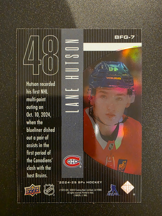 2024-25 Upper Deck SPx - Bound for Glory - Lane Hutson #BFG-7 RY
