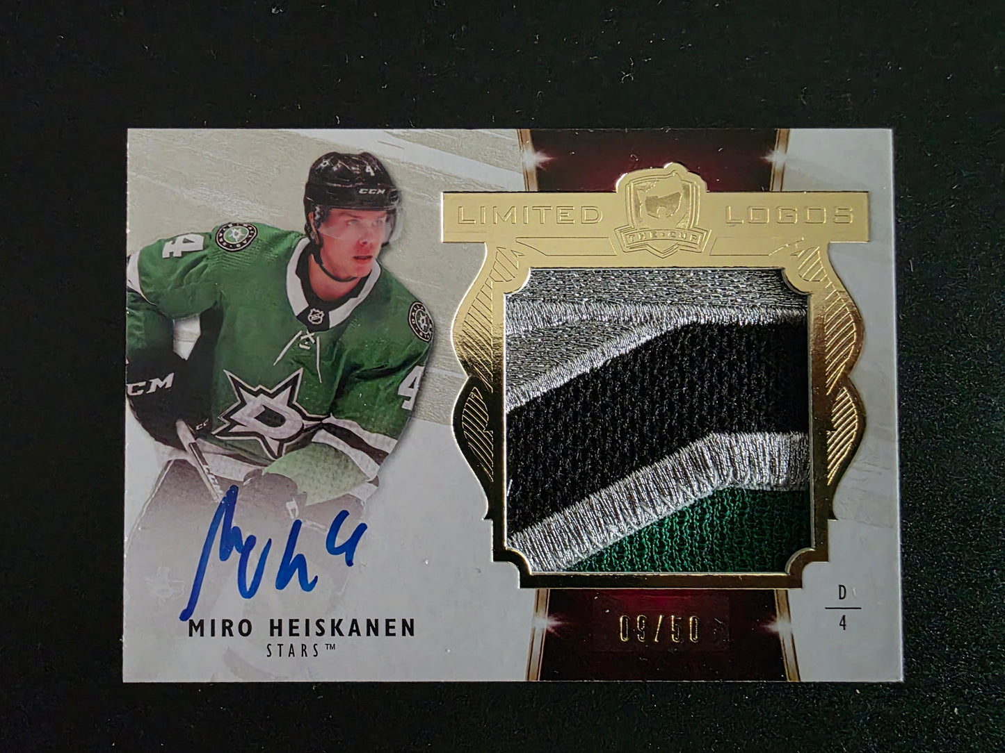 2019-20 Upper Deck The Cup - Limited Logos - Miro Heiskanen #LL-MH /50