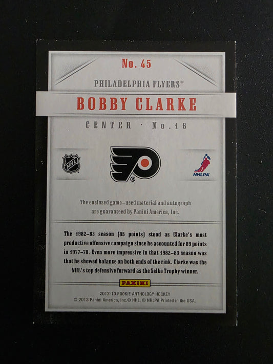 2012-13 Panini Rookie Anthology - Luxury Suite - Gold Autographs - Bobby Clarke #45 /10