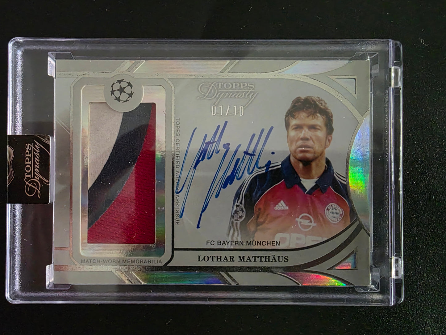 2024-25 Topps Dynasty UEFA Club Competitions - Dynasty Autographed Patch - Lothar Matthäus #APL-MA3 /10
