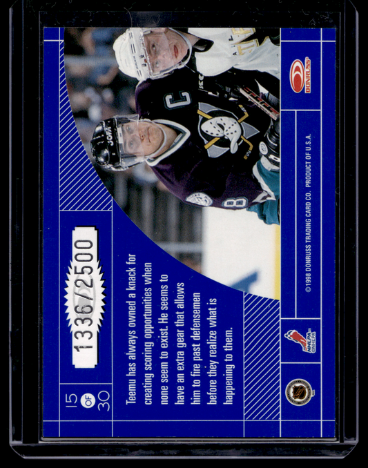 1997-98 Donruss Elite - Craftsmen - Teemu Selanne #15 /2500