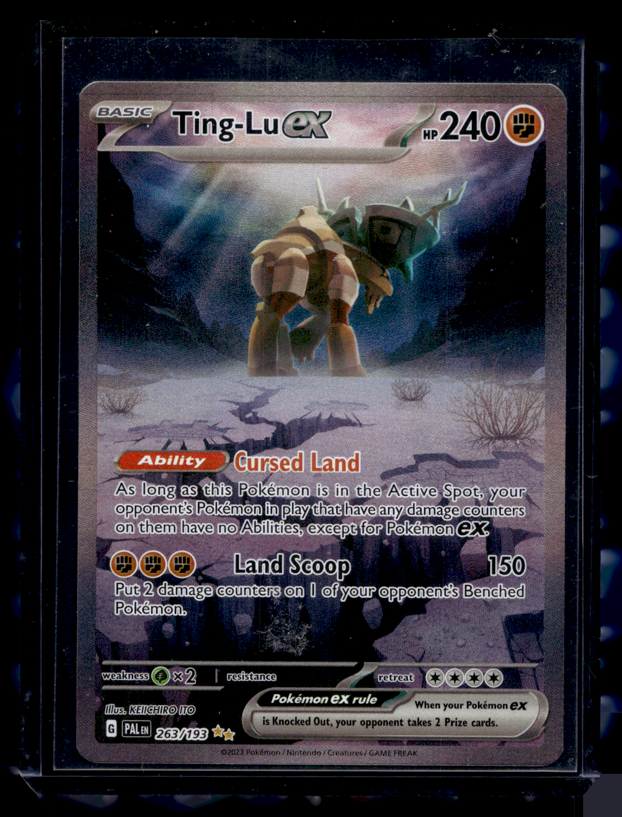 2023 Pokemon - Scarlet & Violet - Paldea Evolved - Special Illustration Rare - Ting-Lu #263