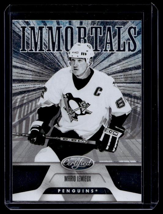 2011-12 Panini Certified - Totally Silver - Immortals - Mario Lemieux #162