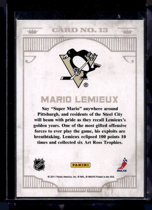 2011-12 Panini Crown Royale - Ice Kings - Mario Lemieux #13