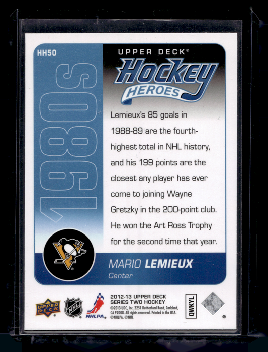2013-14 Upper Deck - Hockey Heroes 1980s - Mario Lemieux #HH50