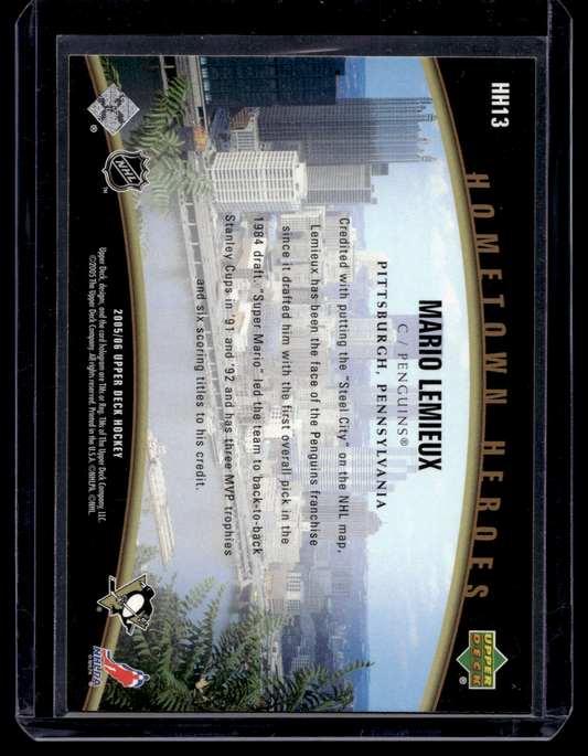 2005-06 Upper Deck - Hometown Heroes - Mario Lemieux #HH13