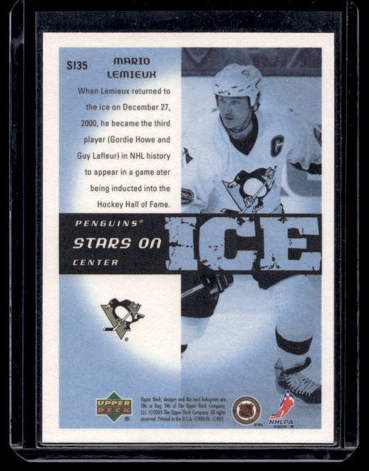 2005-06 Upper Deck Victory - Stars on Ice - Mario Lemieux #SI35