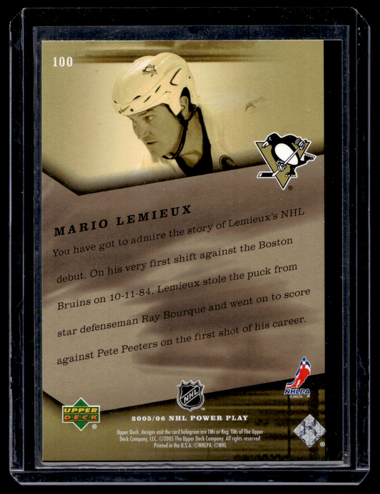 2005-06 Upper Deck Power Play - Impact Photos - Mario Lemieux #100
