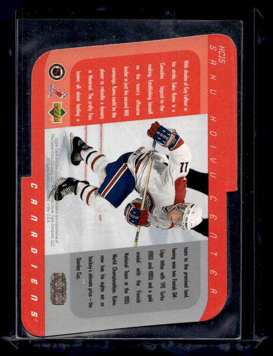1996-97 Upper Deck SP - Holoview Collection - Saku Koivu #HC15