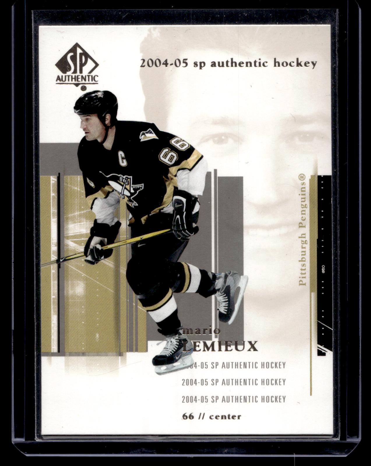 2004-05 Upper Deck SP Authentic - Mario Lemieux #72
