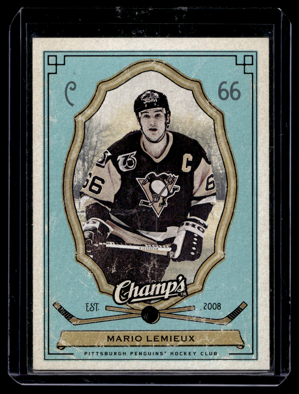 2009-10 Upper Deck Champ's - Green - Mario Lemieux #80