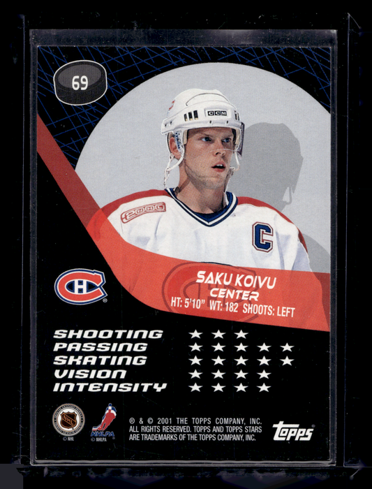 2000-01 Topps Stars - Saku Koivu #69