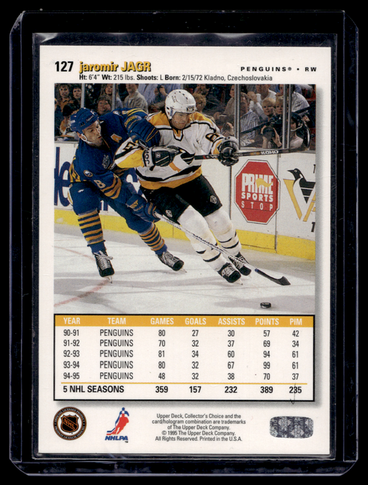 1995-96 Upper Deck Collector's Choice - Player's Club - Jaromir Jagr #127