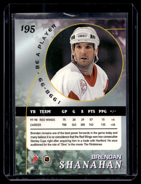 1998-99 In the Game Be A Player - Toronto Spring Expo - Brendan Shanahan #195 /25