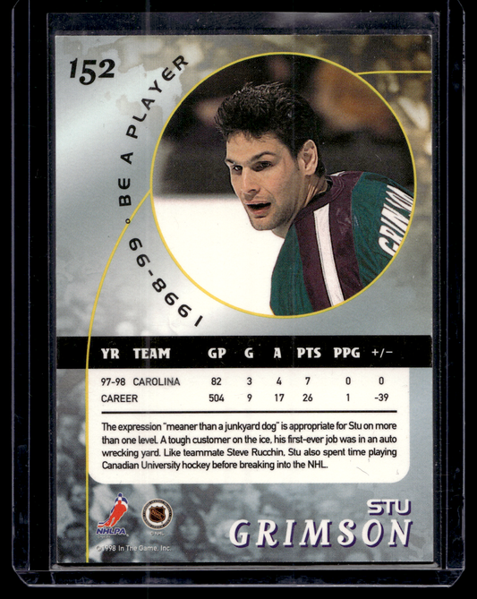 1998-99 In the Game Be A Player - Toronto Fall Expo - Stu Grimson #152 /5