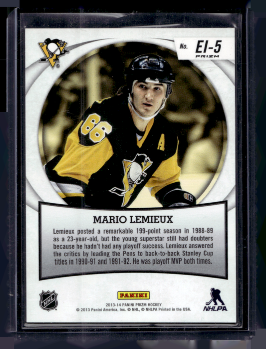 2013-14 Panini Prizm - Endless Impressions - Silver Prizm - Mario Lemieux #EI-5