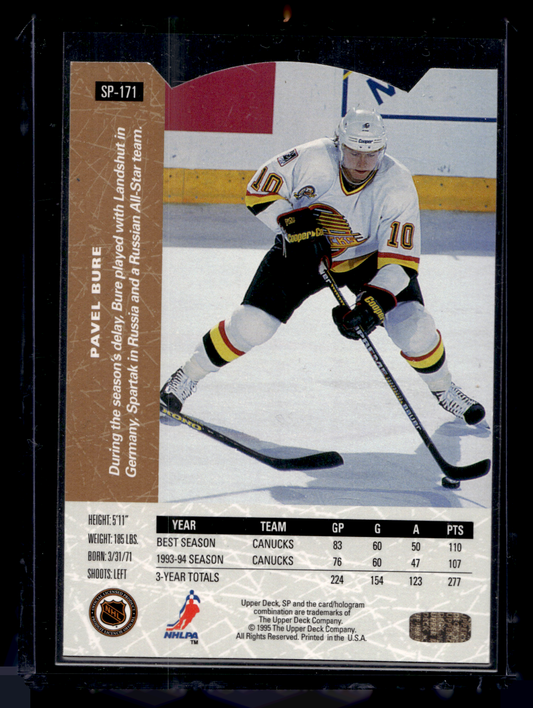 1994-95 Upper Deck - SP - Die-Cut - Pavel Bure #SP-171