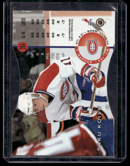 1996-97 Leaf - Press Proof - Saku Koivu #204