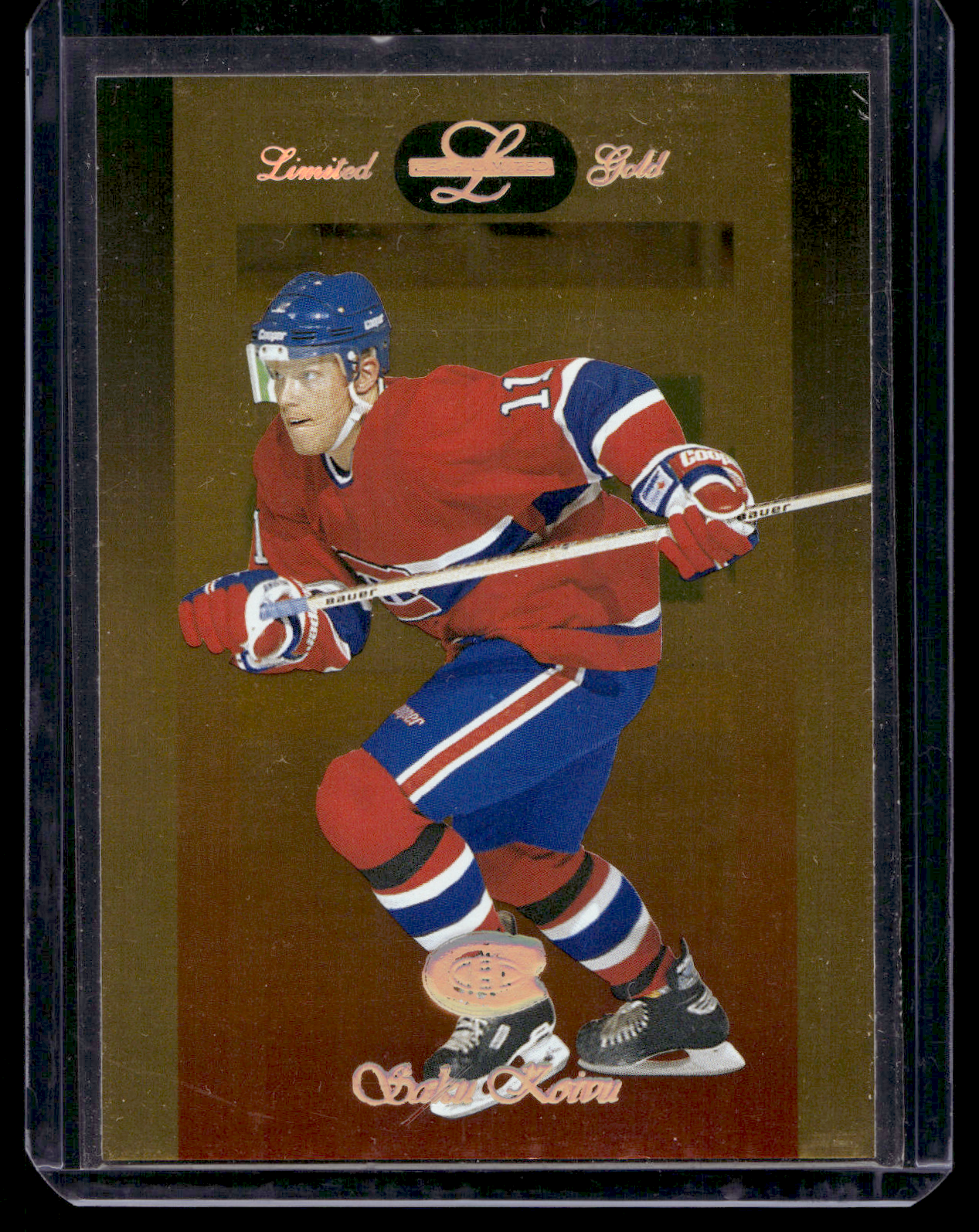 1996-97 Leaf Limited - Gold - Saku Koivu #10