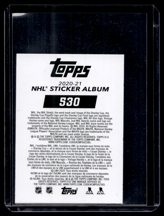2020-21 Topps NHL Stickers - Rookie Debut - Kaapo Kakko #530