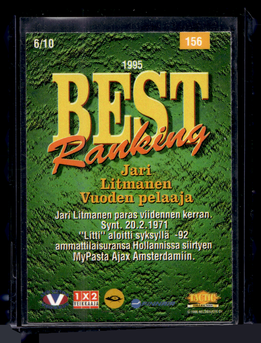 1996 Tactic - Vuoden pelaaja - Best Ranking - Jari Litmanen #156